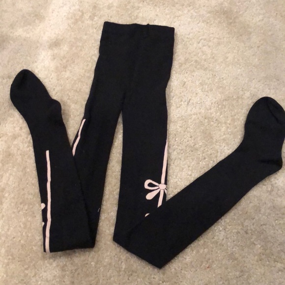 ModCloth Bow lace up detail tights - Picture 3 of 3